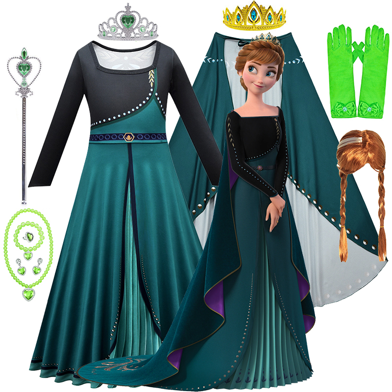 Summer Clothing For Kids Girls - Frozen Coronation Anna Disney Princess Girls