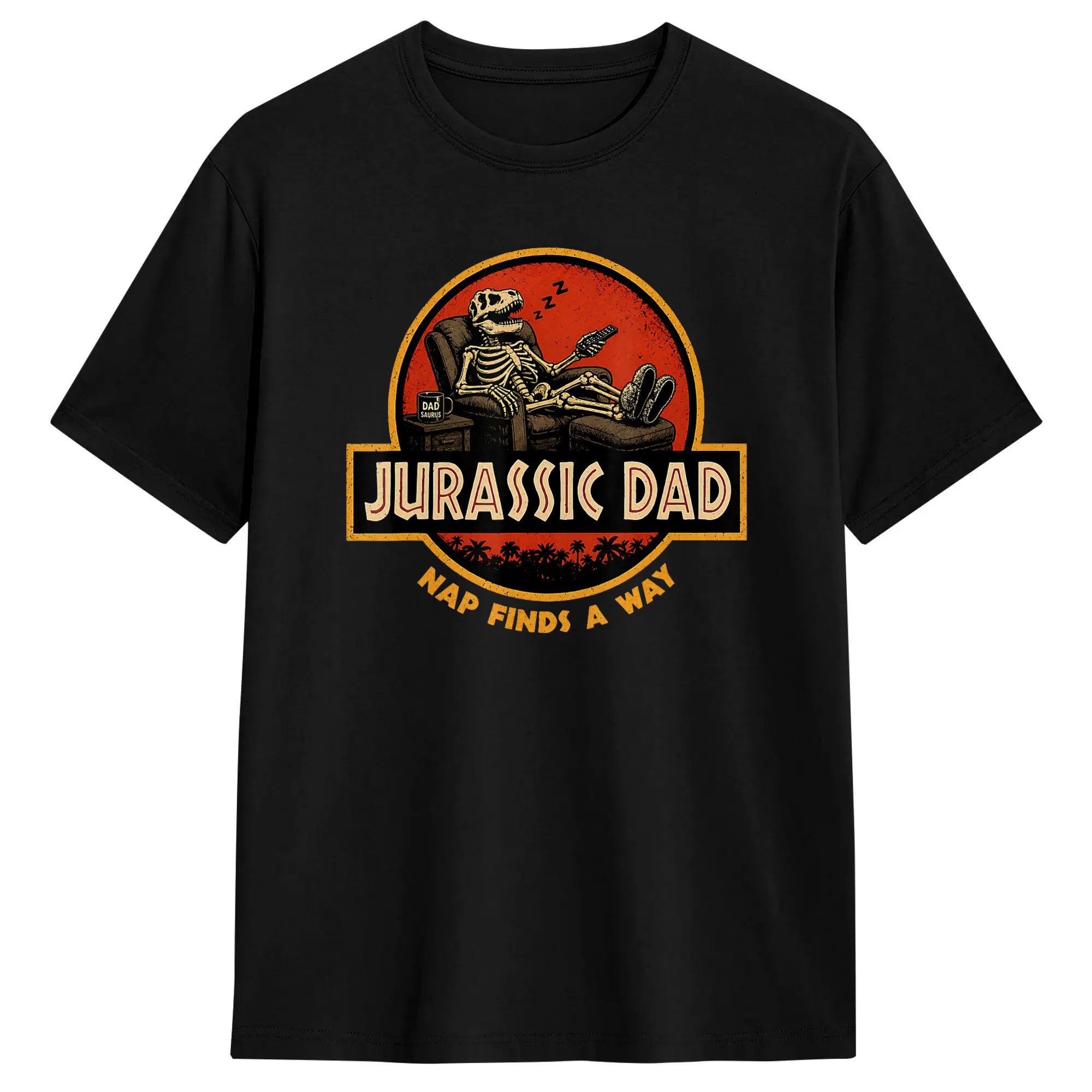 Summer Away Clothing - Jurassic Dad Nap Finds A Way