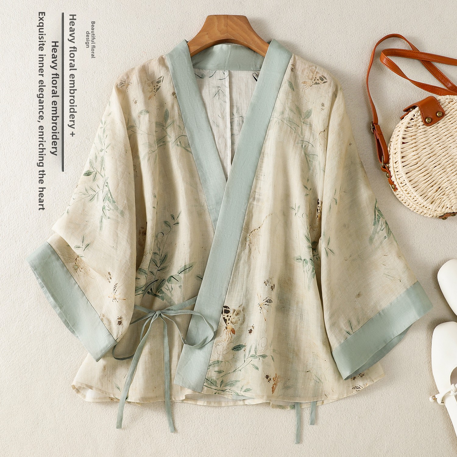 Summer Clothing Design - Young Chinese Style Hanfu Hemp Collar