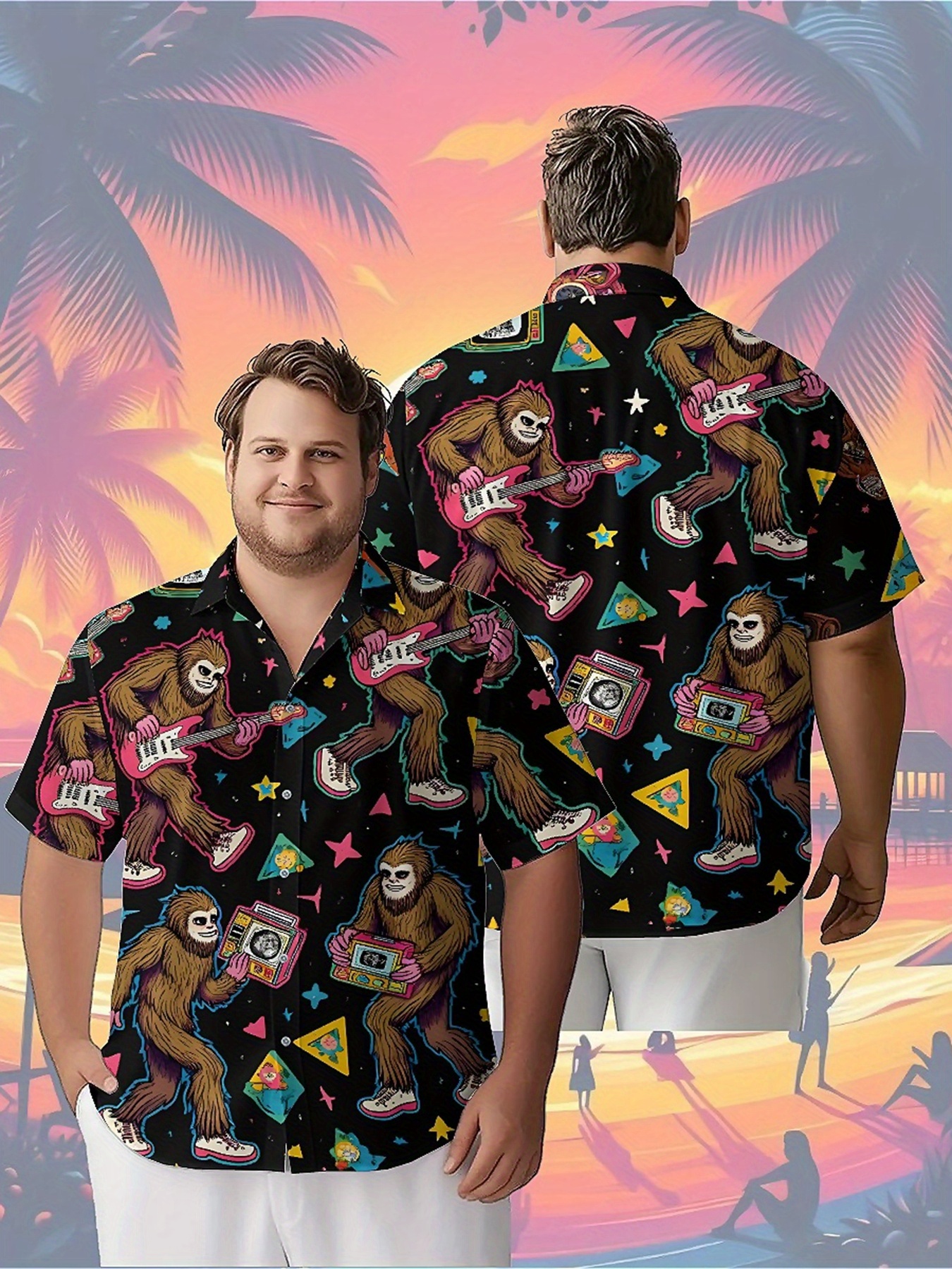 Summer Youth Clothing - Men's Plus Size Hawaiian Shirts Classic