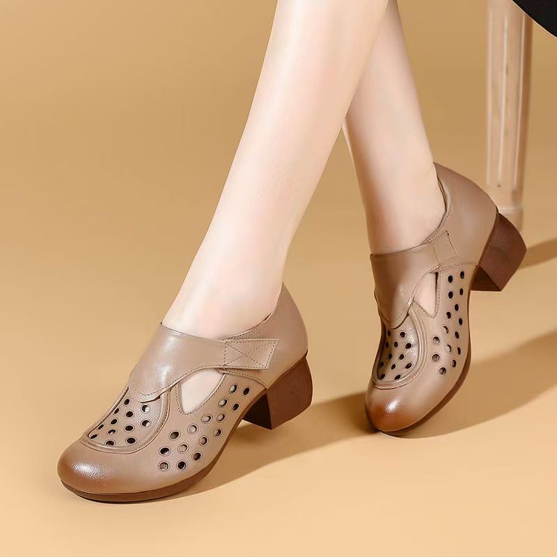 Summer Closet - Women's Summer New Leather Hollow Out