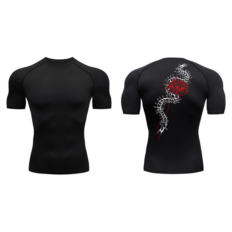 Summer Clothing In Winter - Men Quick Dry Splicing Short-Sleeved T-Shirt