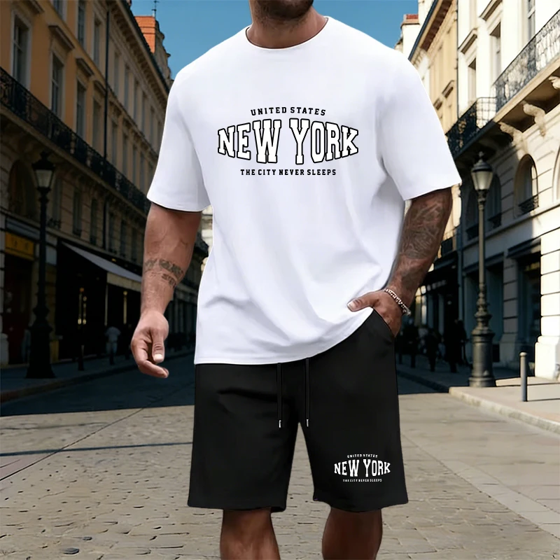 Mens T-Shirt Tracksuit Printin - Quality Summer Clothing ulasan dan harga