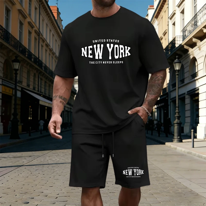 Mens T-Shirt Tracksuit Printin - Quality Summer Clothing ulasan dan harga