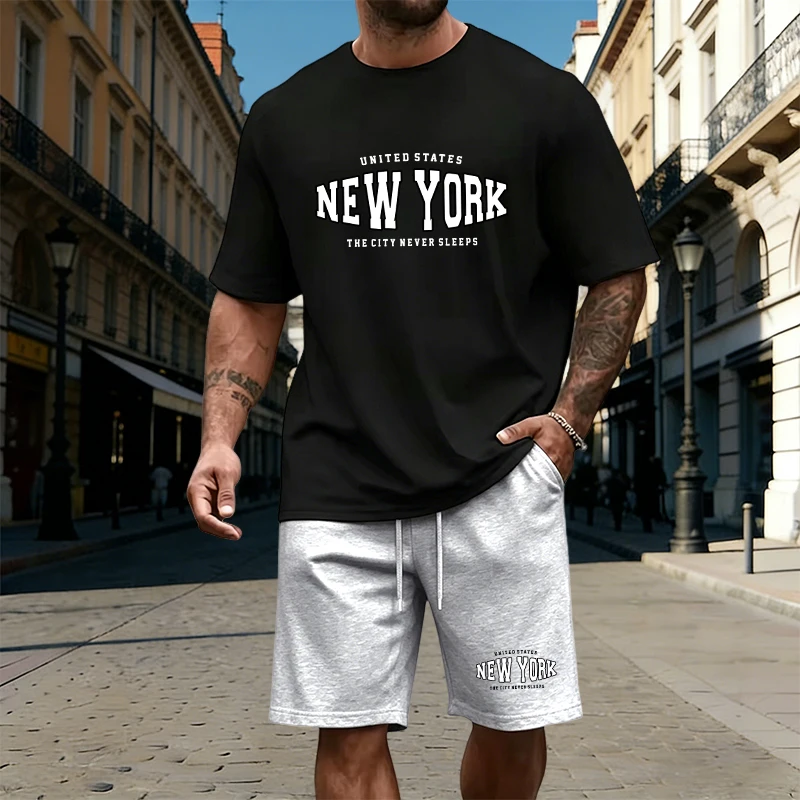 Mens T-Shirt Tracksuit Printin - Quality Summer Clothing ulasan dan harga
