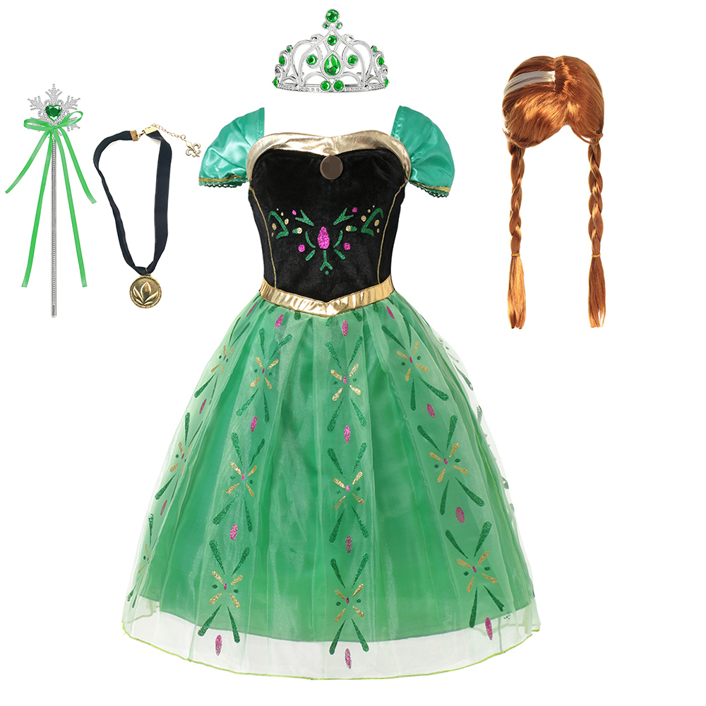 Anna Costume For Kids Girl Fan - Summer Clothing For Kids Girls ulasan dan harga