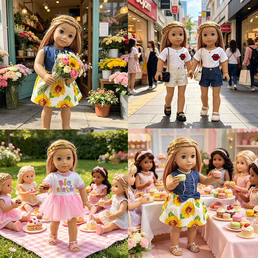 18 inch doll girl gentle and s - Summer Away Clothing ulasan dan harga
