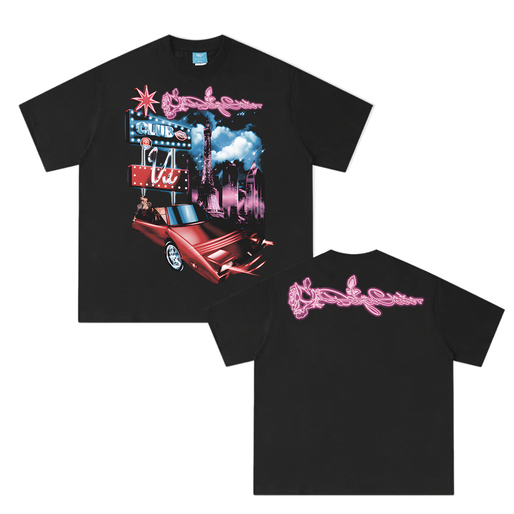 OFFICIAL CLUB VIE PARIS T-SHIR - Summer Clothing Websites ulasan dan harga