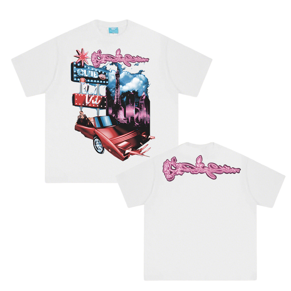 OFFICIAL CLUB VIE PARIS T-SHIR - Summer Clothing Websites ulasan dan harga