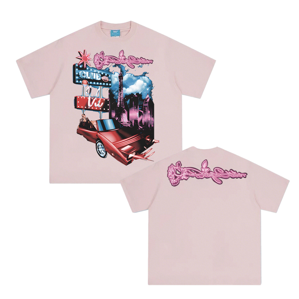 OFFICIAL CLUB VIE PARIS T-SHIR - Summer Clothing Websites ulasan dan harga