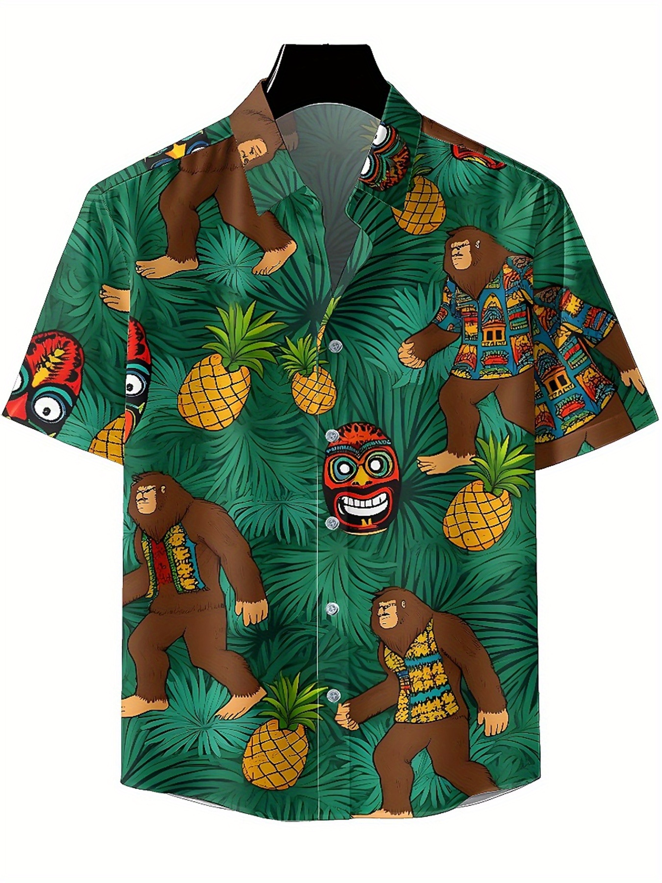 Men's Plus Size Hawaiian Shirt - Summer Youth Clothing ulasan dan harga