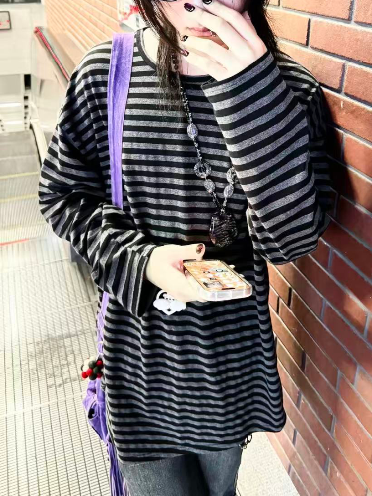 Japanese Y2k Clothing Long Sle - Summer Grunge Clothing ulasan dan harga