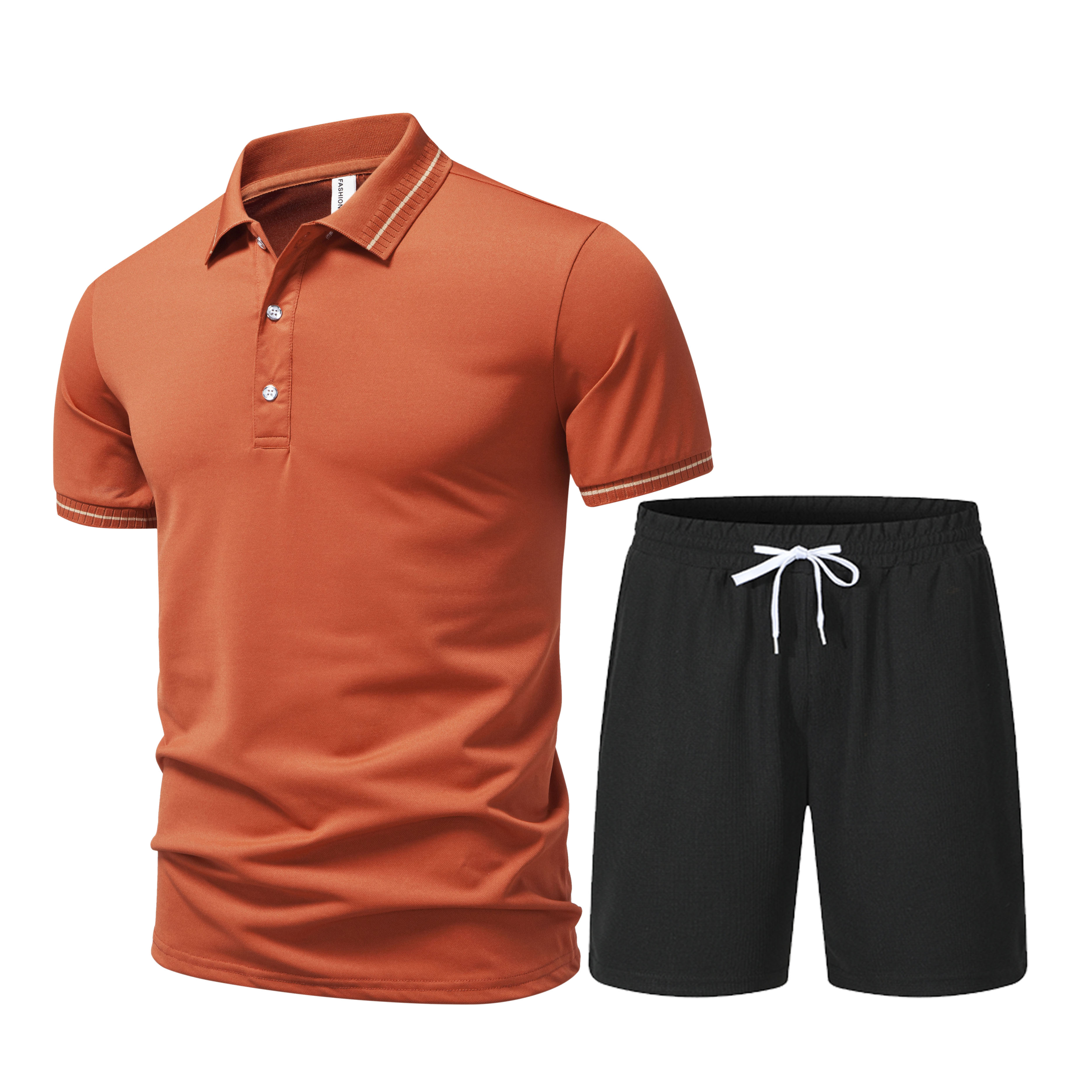 Men's new short sleeved polo s - Summer Clothing Design ulasan dan harga
