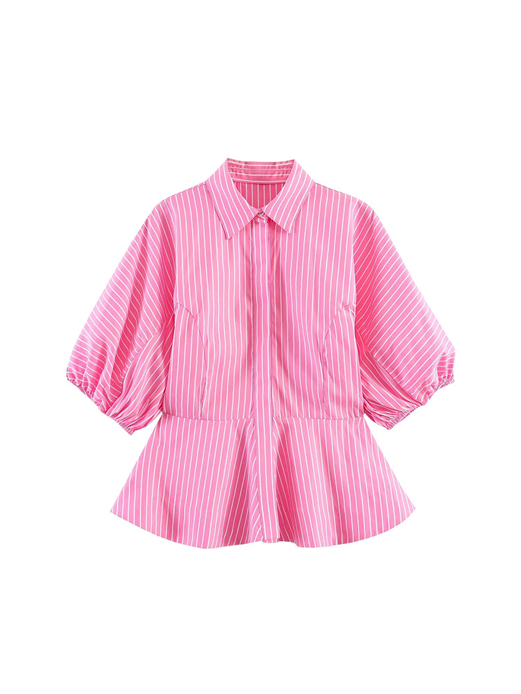 TFMLN Women Striped Shirts Sli - Summer Youth Clothing ulasan dan harga