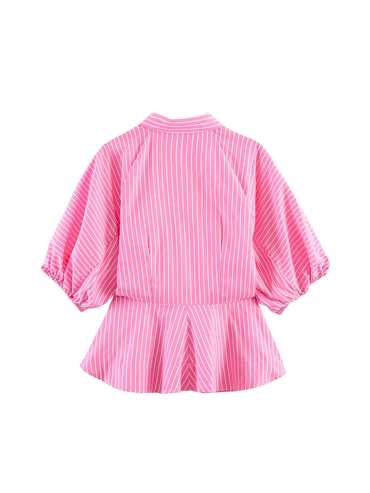 TFMLN Women Striped Shirts Sli - Summer Youth Clothing ulasan dan harga