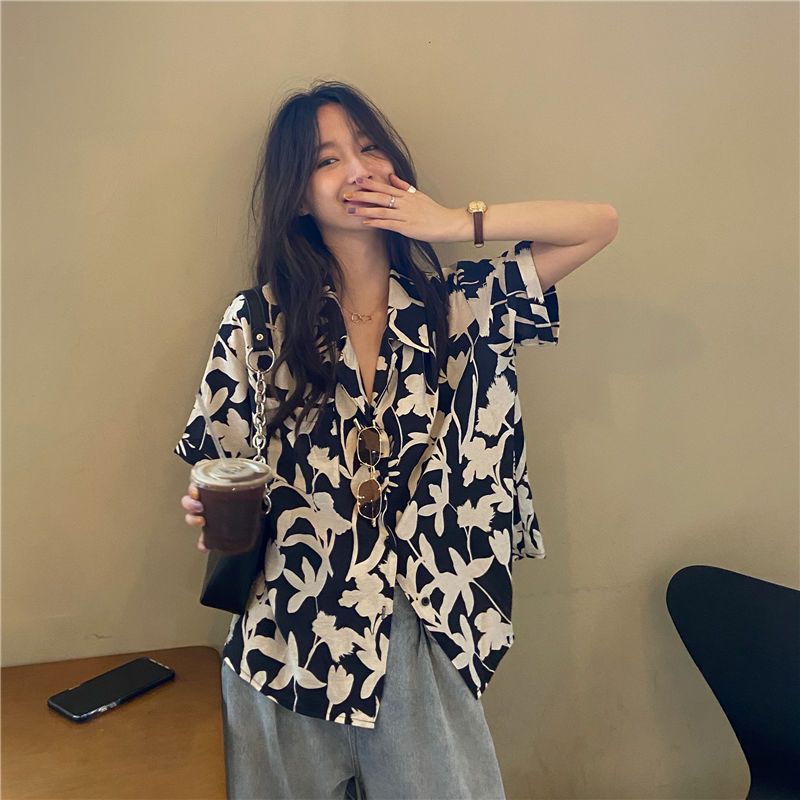 Summer New Printing Loose Shir - Summer Youth Clothing ulasan dan harga