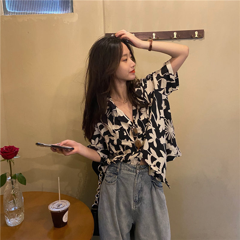 Summer New Printing Loose Shir - Summer Youth Clothing ulasan dan harga