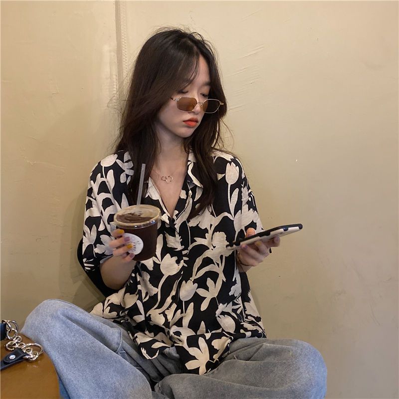 Summer New Printing Loose Shir - Summer Youth Clothing ulasan dan harga