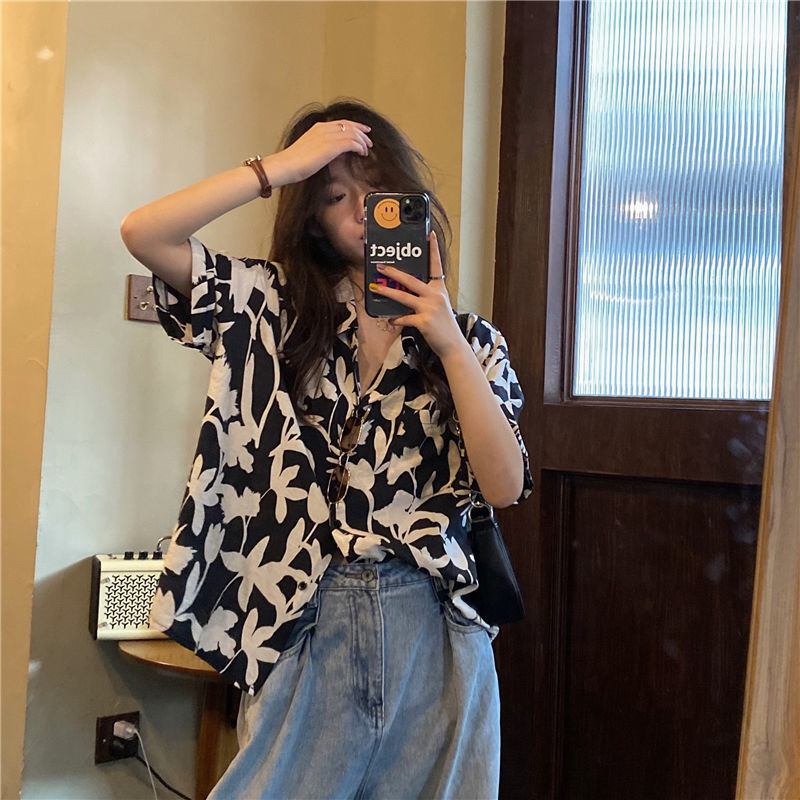 Summer New Printing Loose Shir - Summer Youth Clothing ulasan dan harga