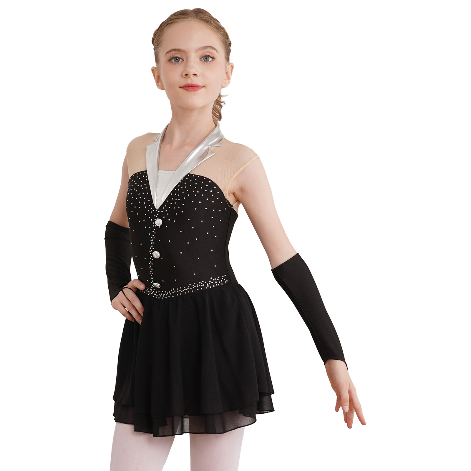 Kids Girls Shiny Ballet Skatin - Summer Clothing For Kids Girls ulasan dan harga