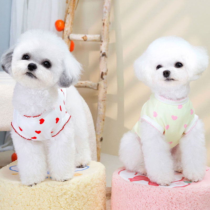 Yellow Red Dog Clothes Short S - Xl Summer Clothing ulasan dan harga