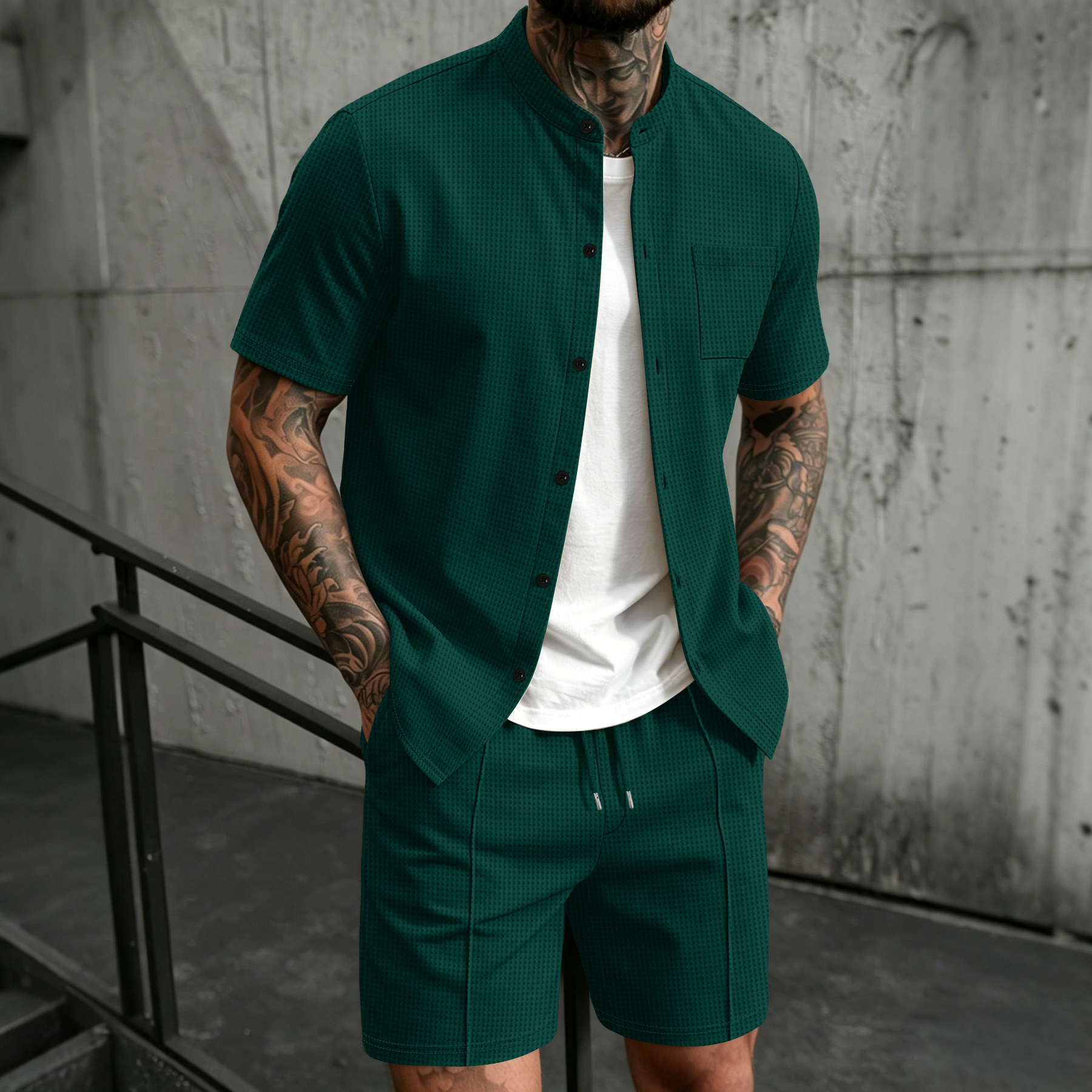 Men's 2 Piece Outfit, Stand Co - Summer Clothing Types ulasan dan harga