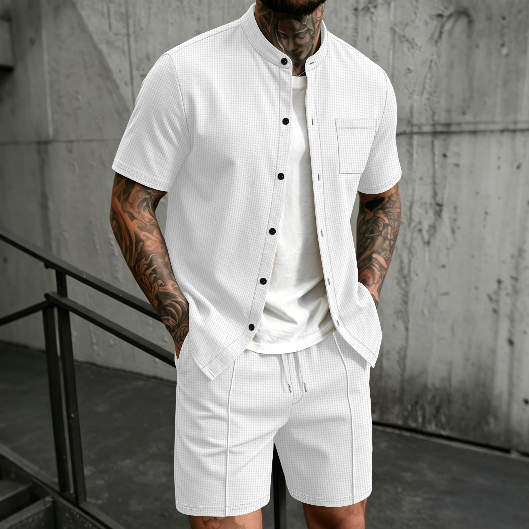 Men's 2 Piece Outfit, Stand Co - Summer Clothing Types ulasan dan harga