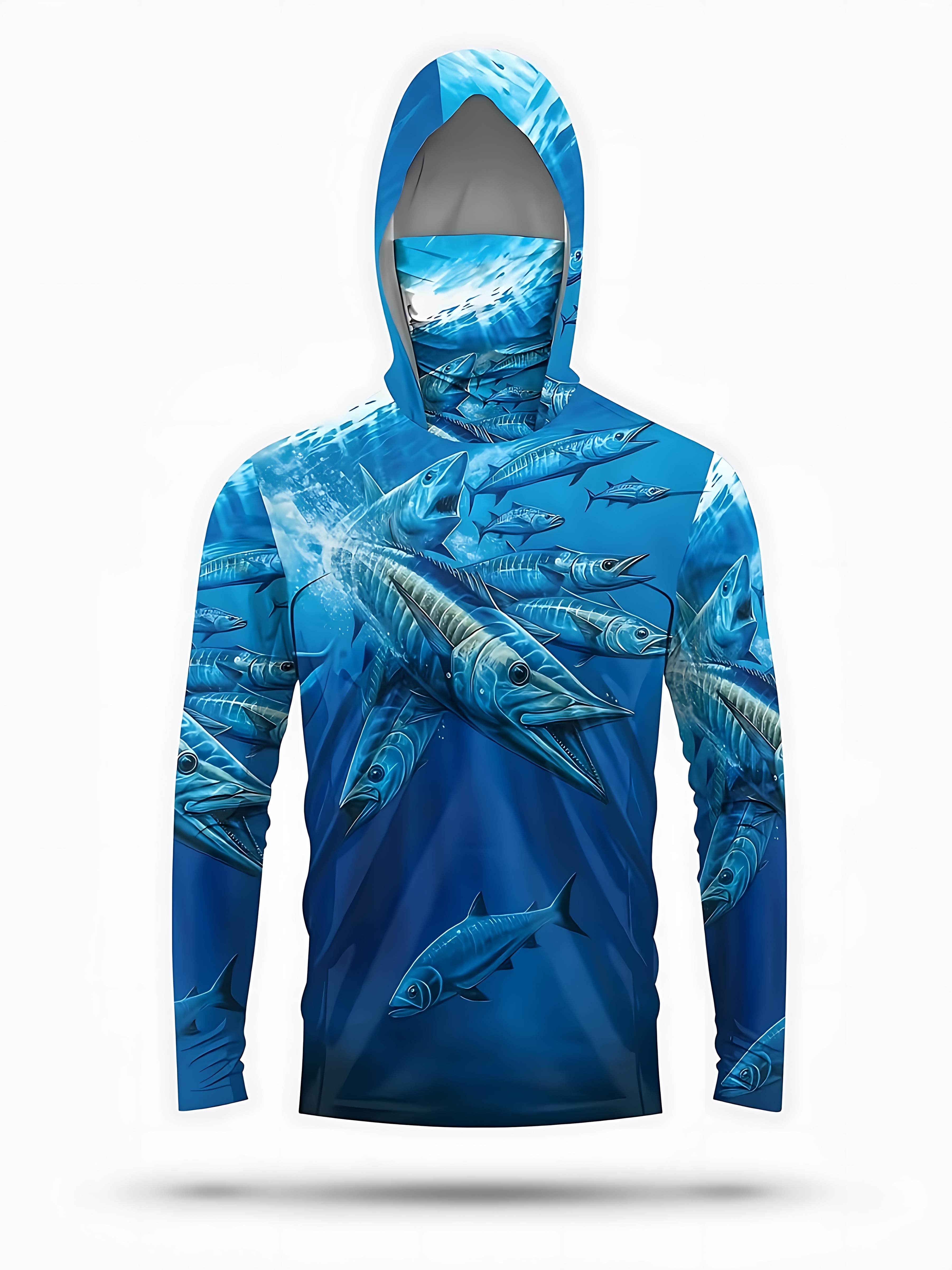 Fishing Shirt Hooded Men Fishi - Summer Clothing Types ulasan dan harga