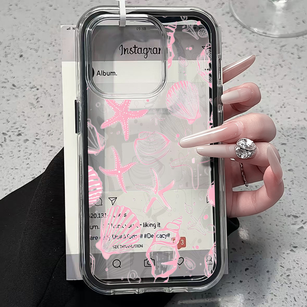 Summer Pink Seashell Clear Pho - Summer Closet ulasan dan harga