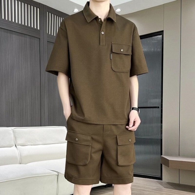 Men's Summer Short Sleeve Polo - Quality Summer Clothing ulasan dan harga