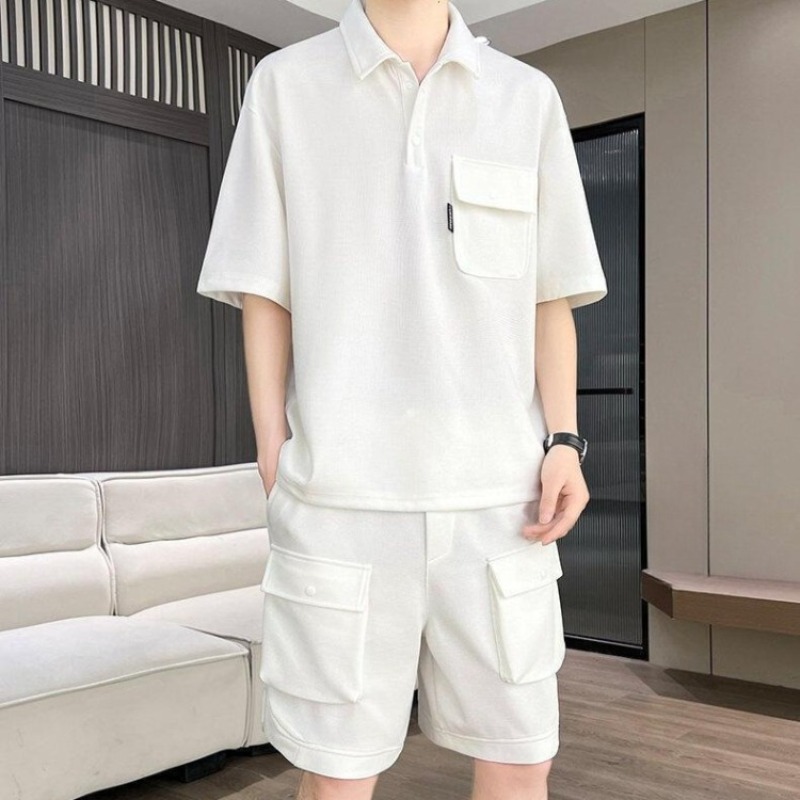 Men's Summer Short Sleeve Polo - Quality Summer Clothing ulasan dan harga