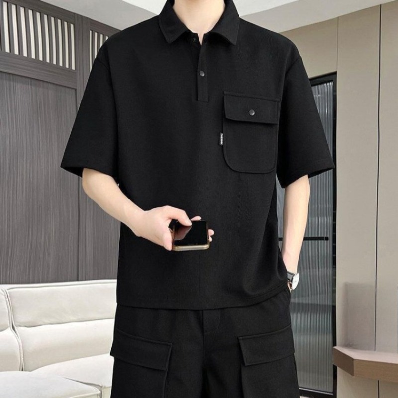 Men's Summer Short Sleeve Polo - Quality Summer Clothing ulasan dan harga