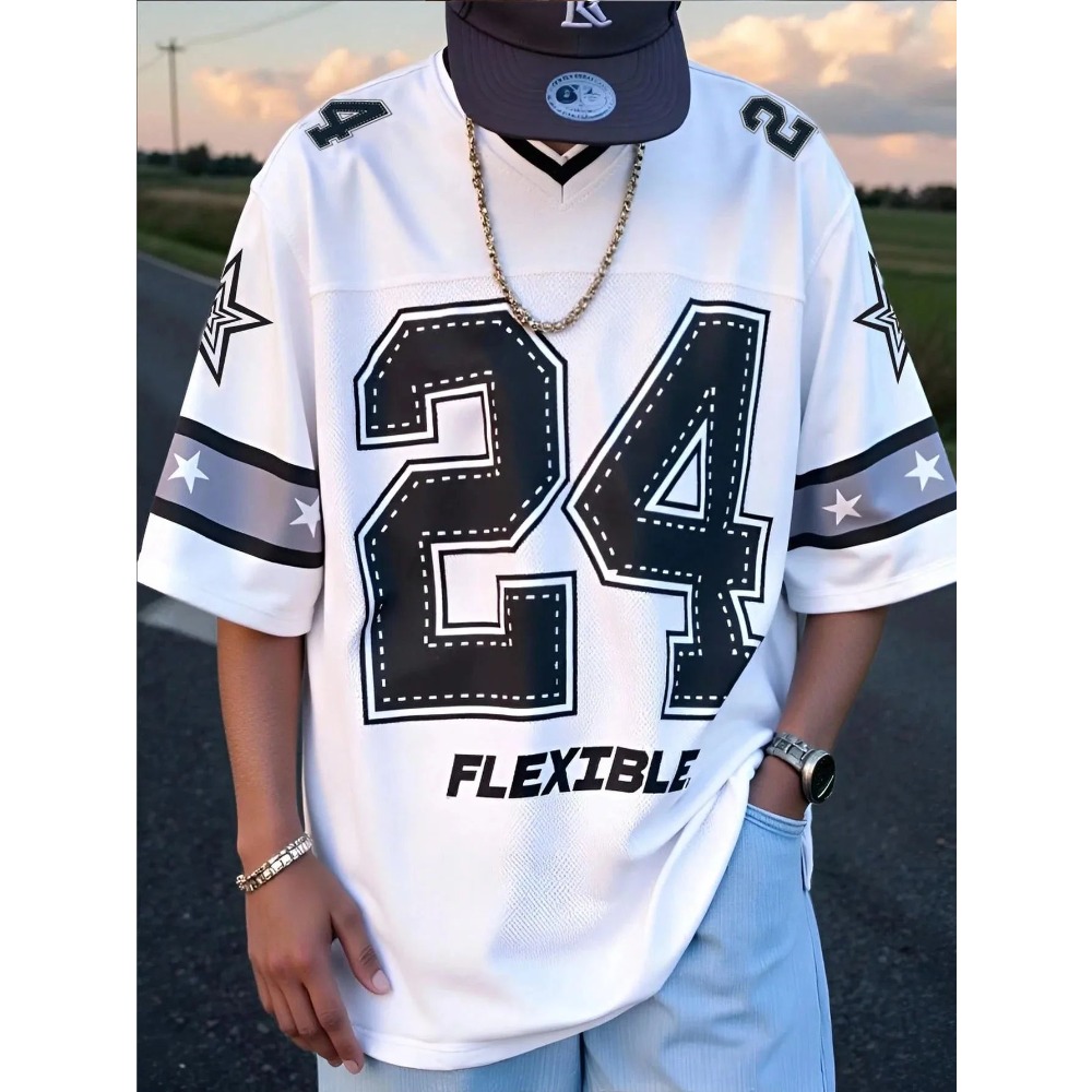 2026 Summer New Men's V-Neck T - Summer Clothing Types ulasan dan harga