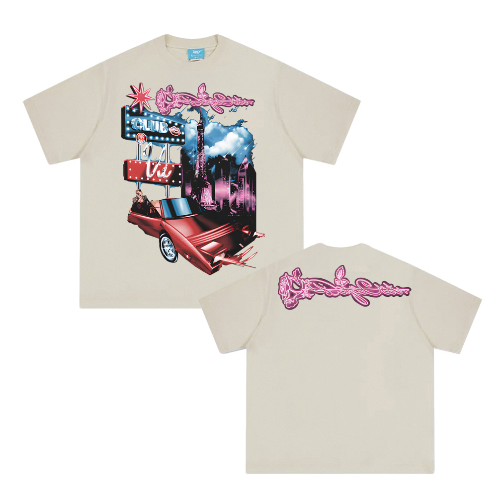 OFFICIAL CLUB VIE PARIS T-SHIR - Summer Clothing Websites ulasan dan harga
