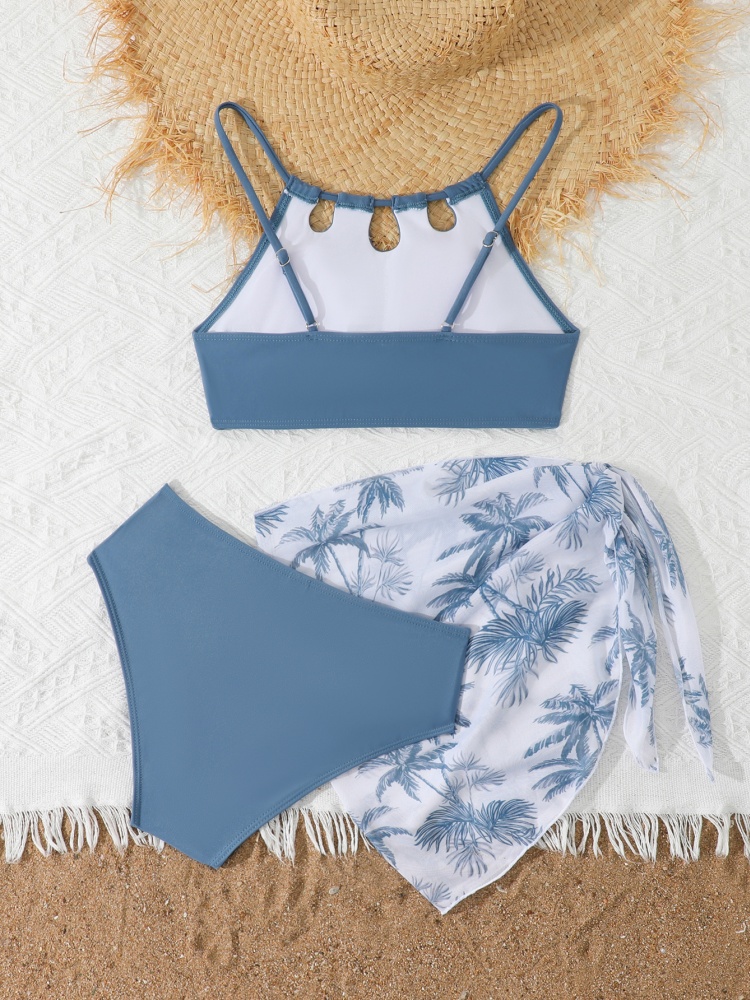 Bikini Girls Kids Swimsuit 202 - Swim Cover Up Mesh ulasan dan harga