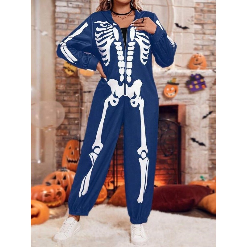 Halloween Skeleton Costume Wom - Summer Clothing Design ulasan dan harga