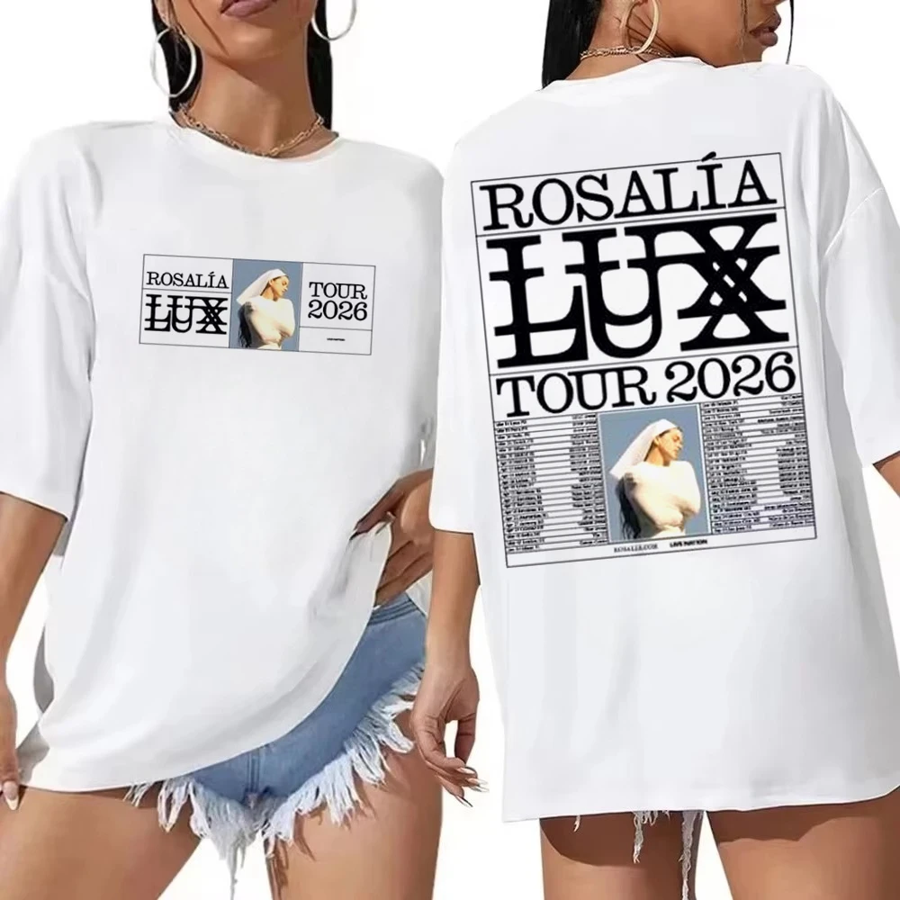 ROSALIA LUX Tour 2026 T-SHIRT  - Summer Clothing Websites ulasan dan harga