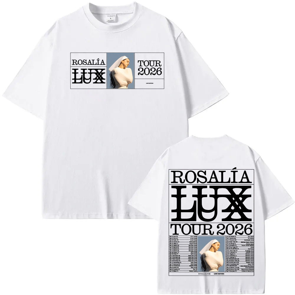 ROSALIA LUX Tour 2026 T-SHIRT  - Summer Clothing Websites ulasan dan harga