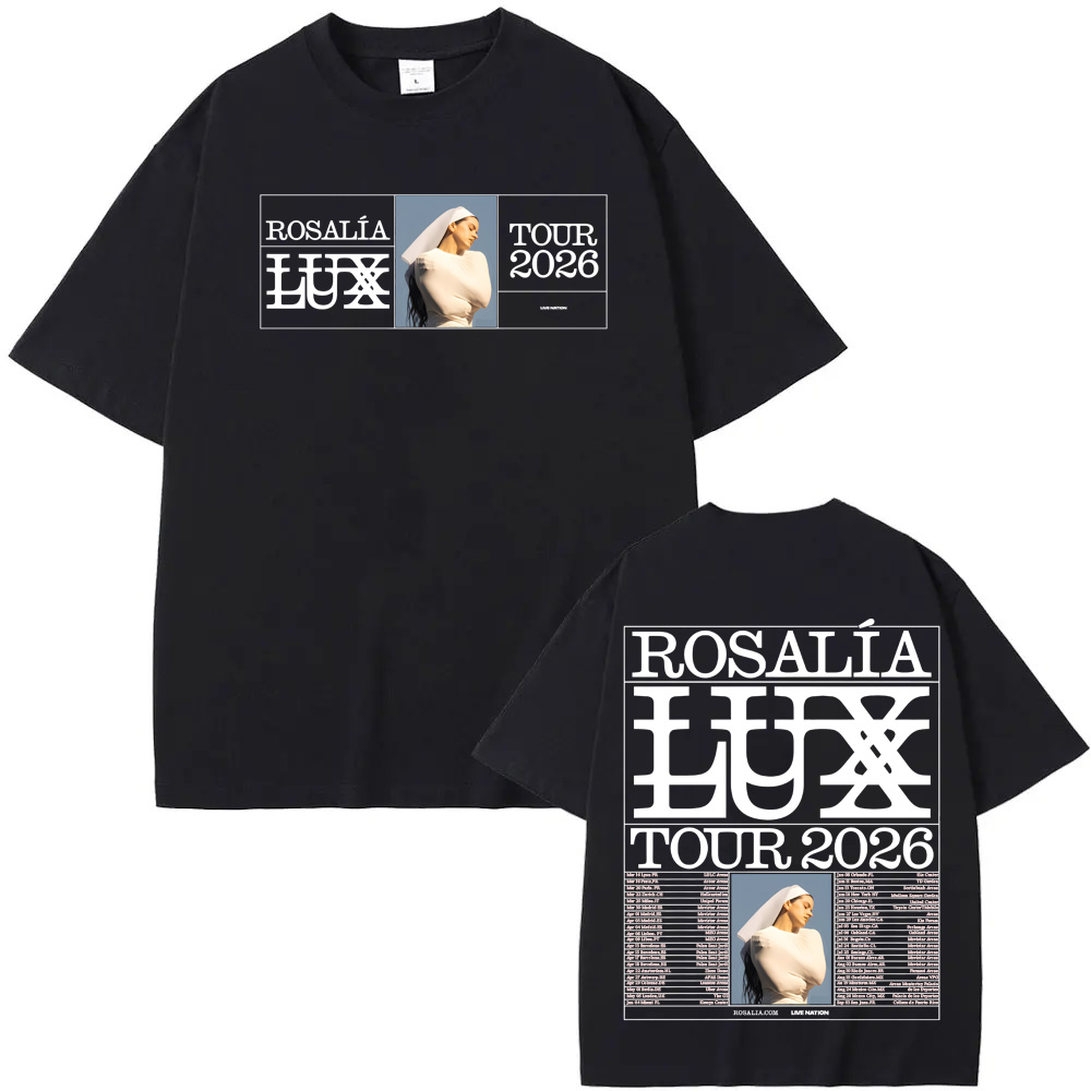 ROSALIA LUX Tour 2026 T-SHIRT  - Summer Clothing Websites ulasan dan harga