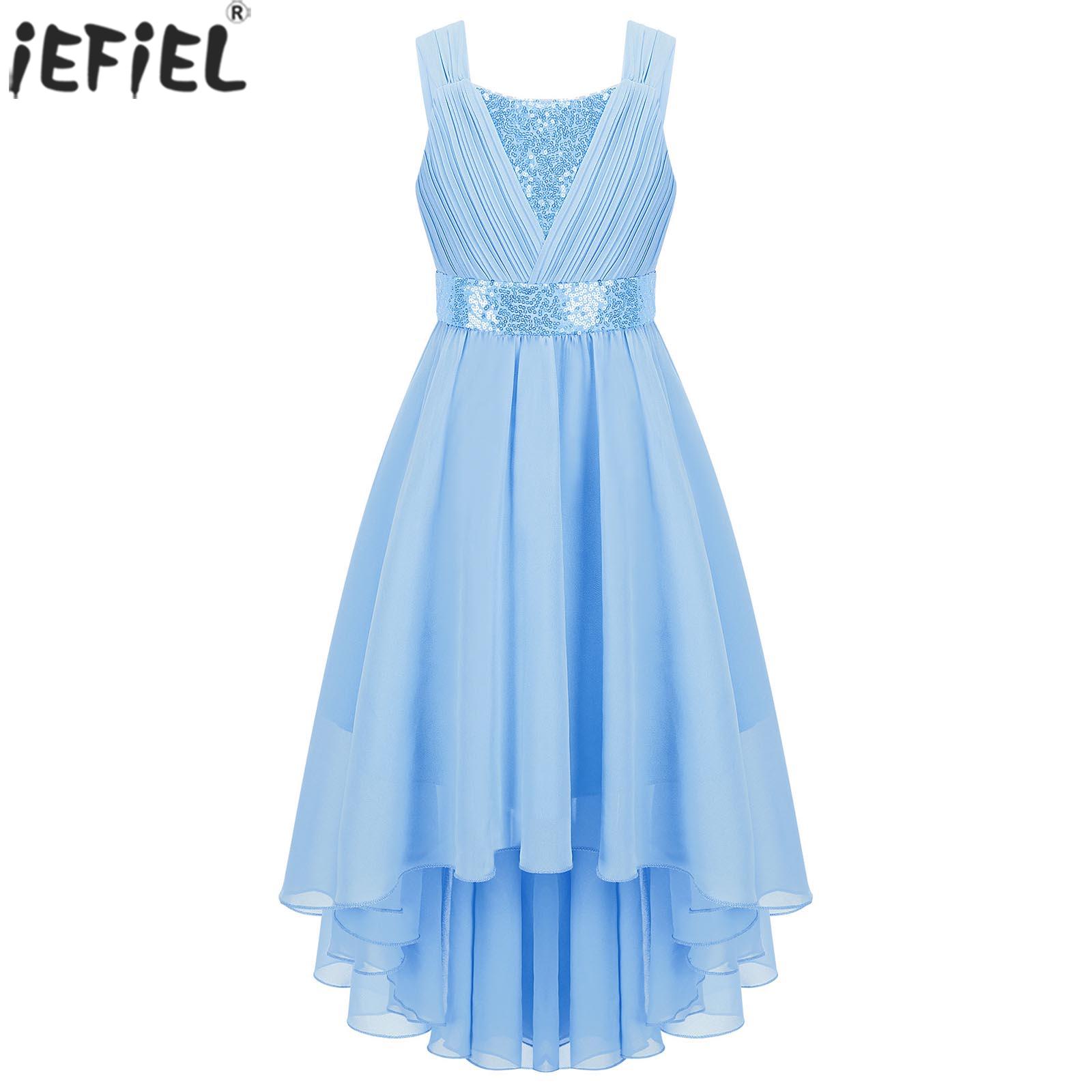 Kids Girls Sequins Ruched Part - Summer Clothing For Kids Girls ulasan dan harga