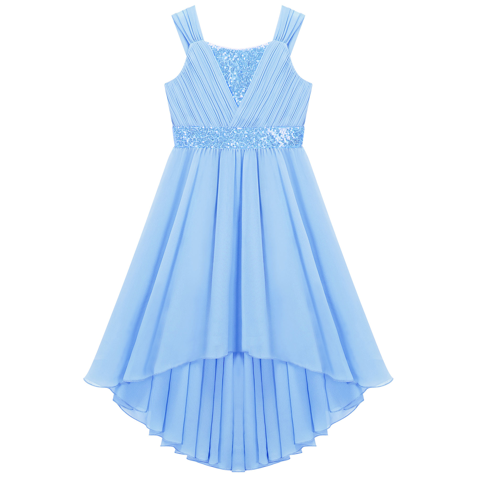 Kids Girls Sequins Ruched Part - Summer Clothing For Kids Girls ulasan dan harga