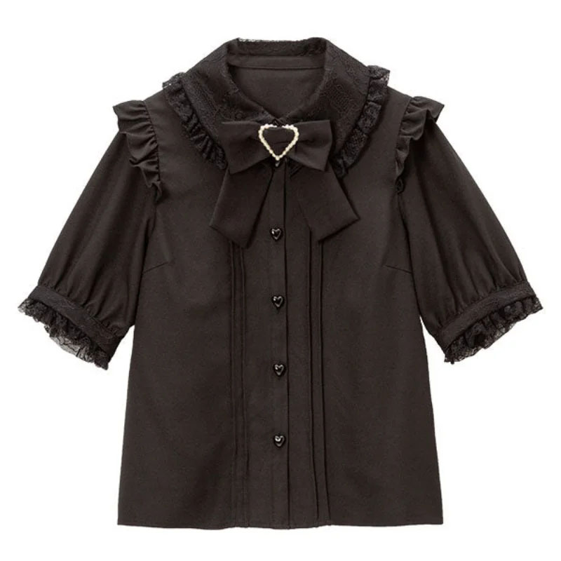 Kawaii Women Shirts Lolita Y2K - Xl Summer Clothing ulasan dan harga