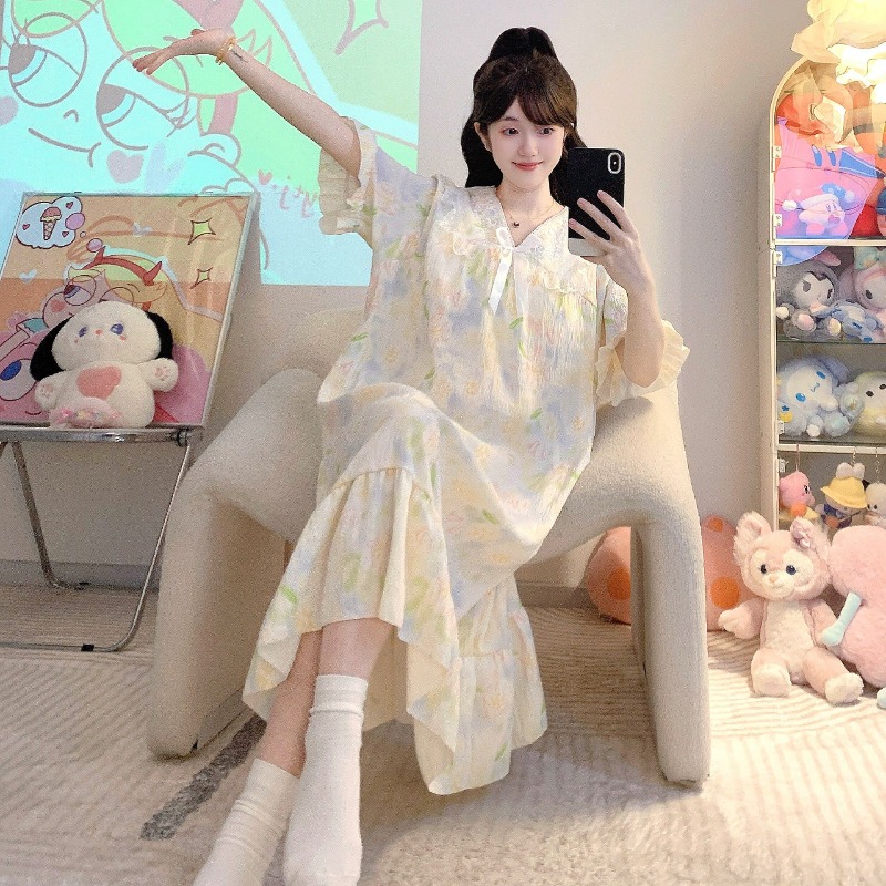 Plus Size Women's Cloud Cotton - Summer Clothing Elegant ulasan dan harga