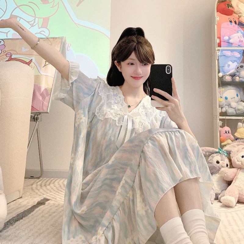 Plus Size Women's Cloud Cotton - Summer Clothing Elegant ulasan dan harga