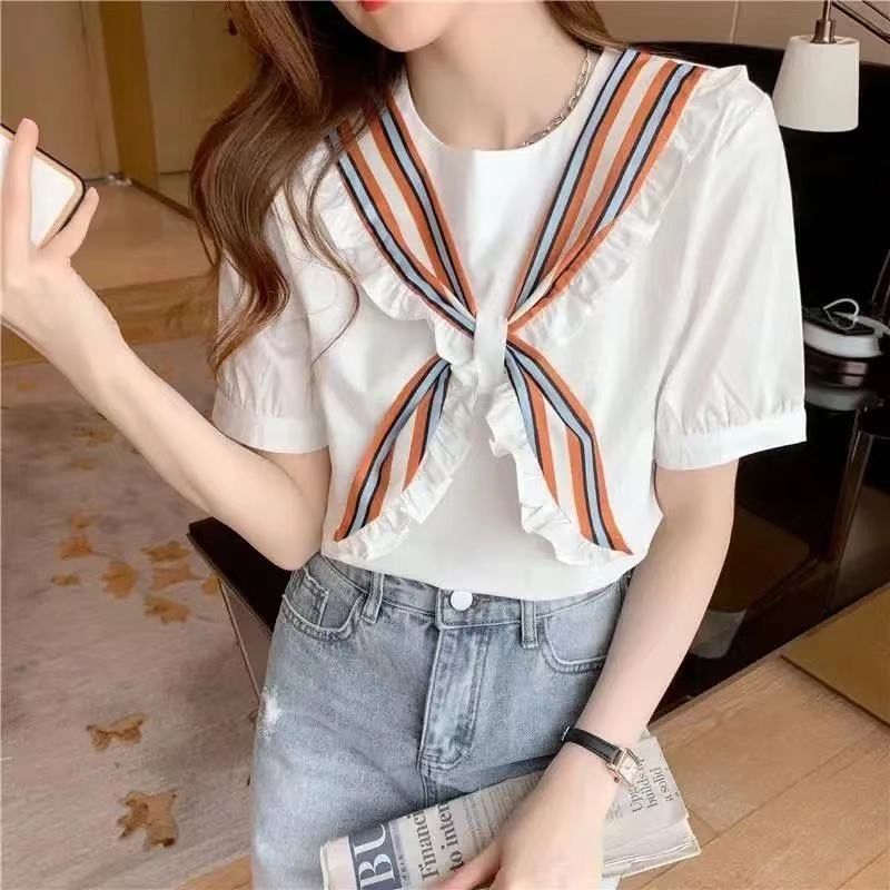 Top For Woman White Clothing K - Summer Youth Clothing ulasan dan harga