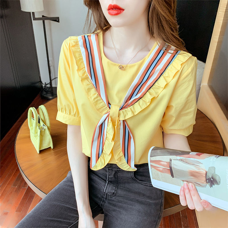Top For Woman White Clothing K - Summer Youth Clothing ulasan dan harga