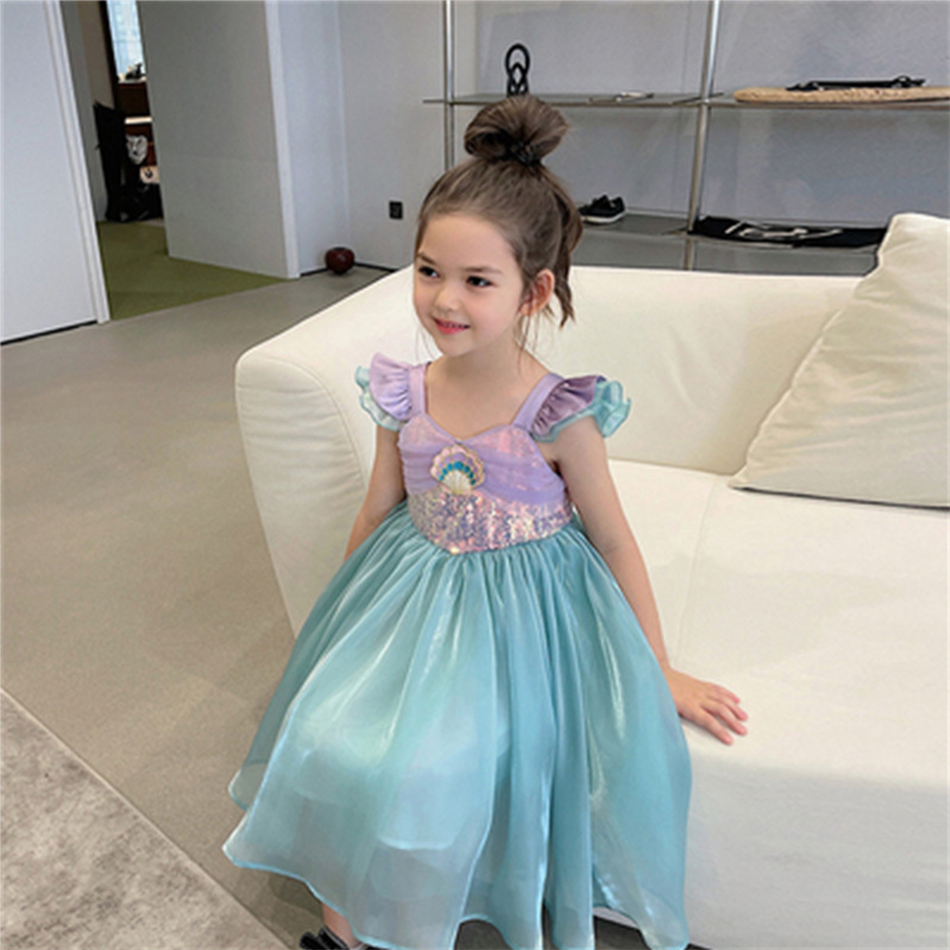Little Mermaid Ariel Princess  - Summer Clothing For Kids Girls ulasan dan harga
