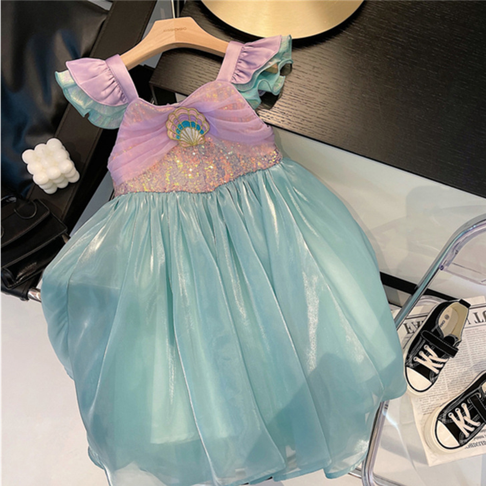 Little Mermaid Ariel Princess  - Summer Clothing For Kids Girls ulasan dan harga