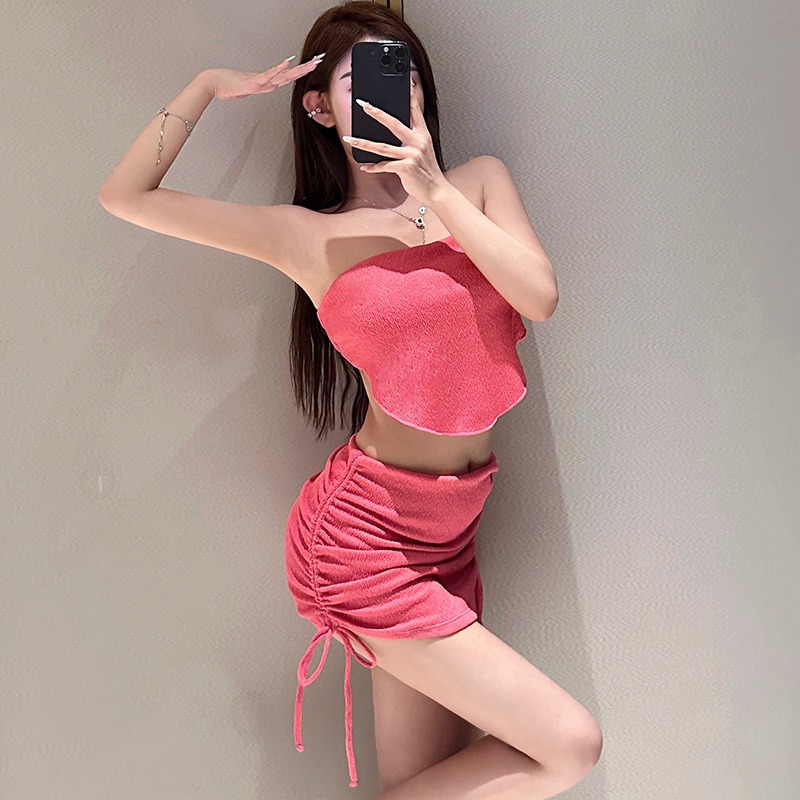 2026 Women's 3 Piece Bikini Se - Swim Cover Up Mesh ulasan dan harga