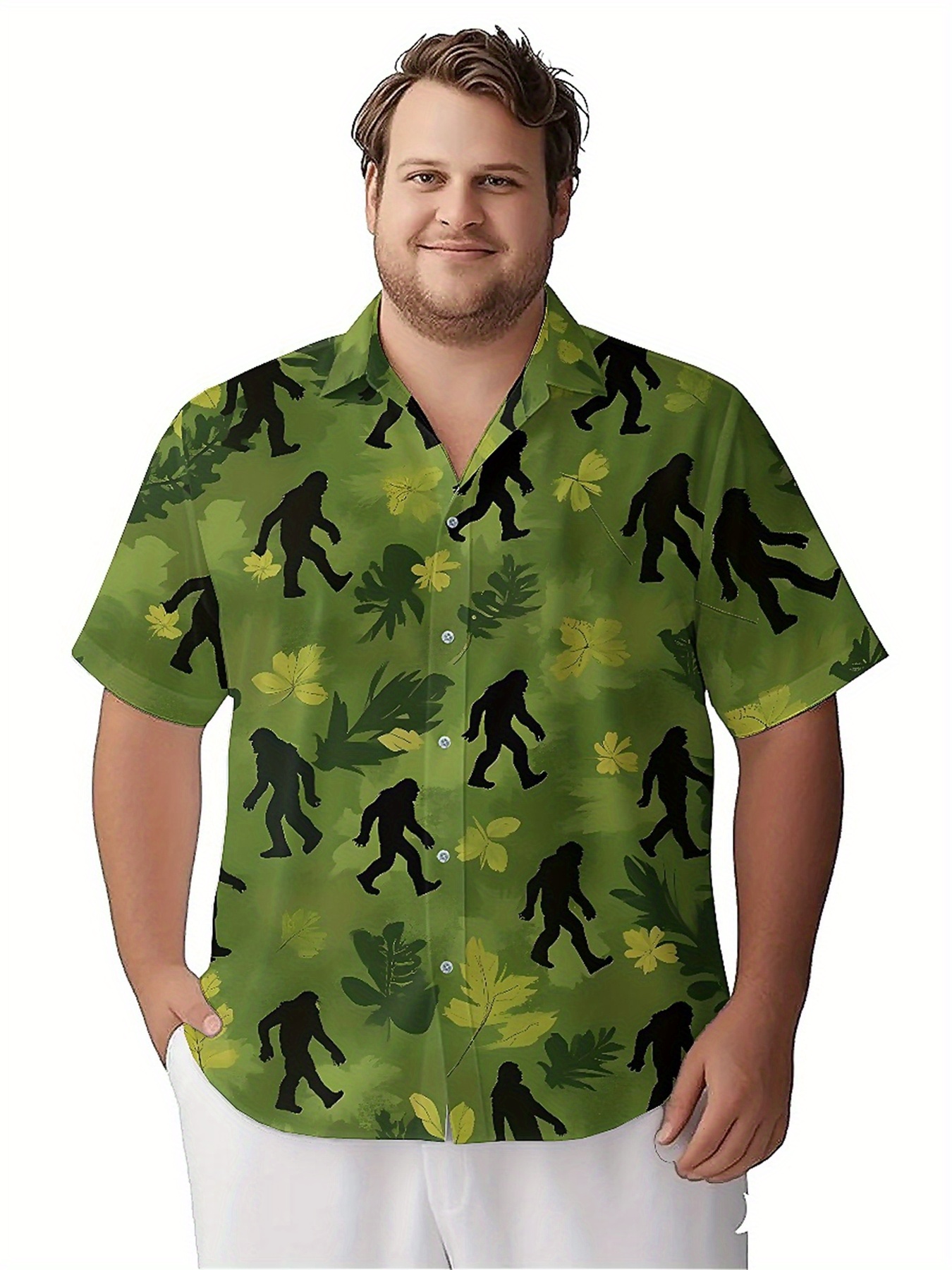 Men's Plus Size Hawaiian Shirt - Summer Youth Clothing ulasan dan harga